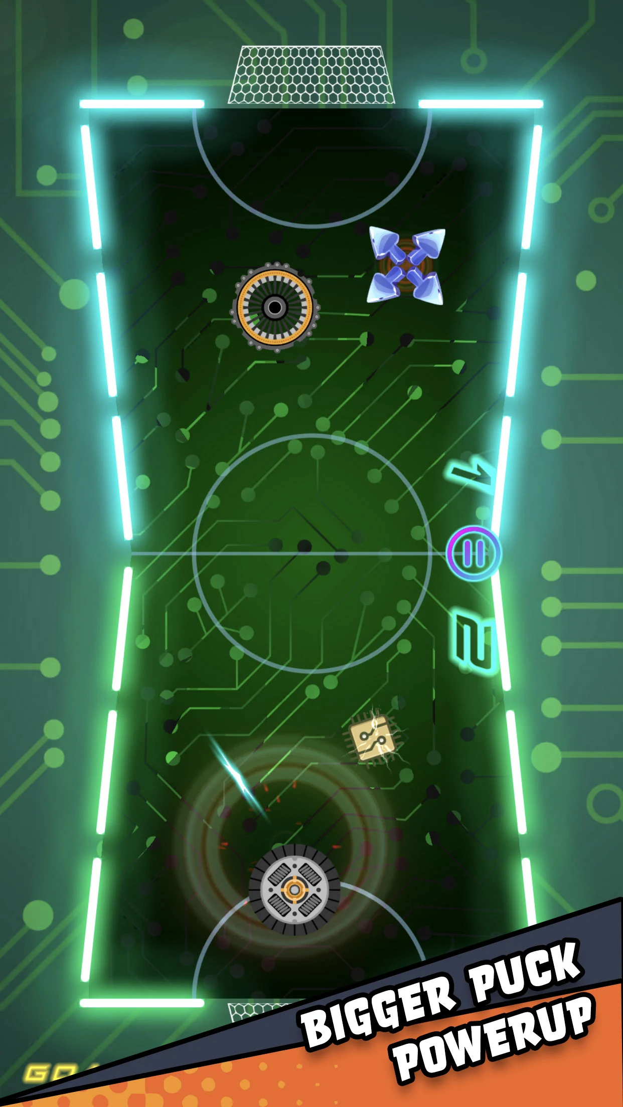 Air Hockey Glow HD Ultimate 2D screenshot