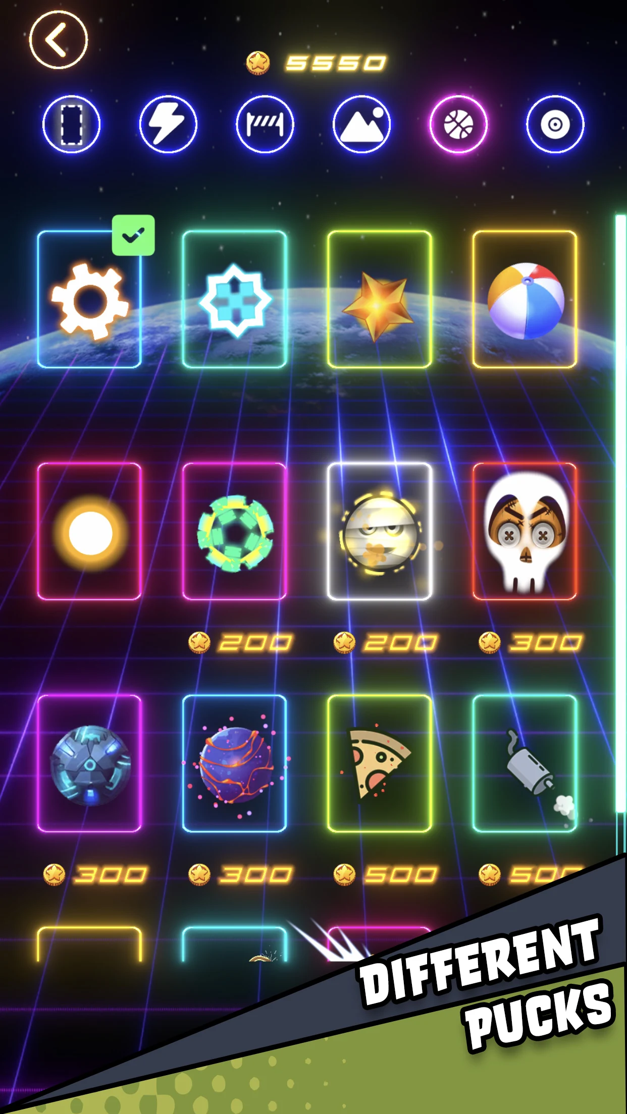 Air Hockey Glow HD Ultimate 2D screenshot
